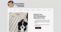 Desktop Screenshot of centromedicoveterinario.com.br